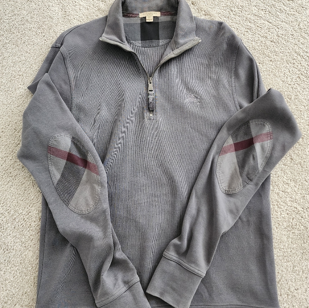 Authentic Men's Burberry Brit Quarter Zip